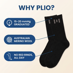 Plio — Compression Socks (Australian Merino Wool)